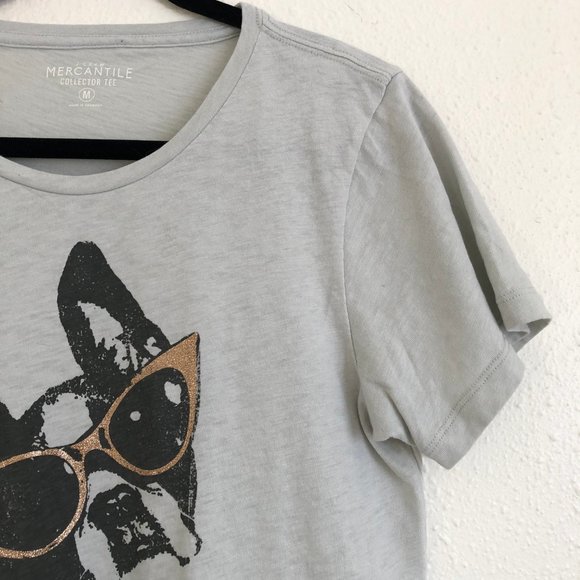 SOLD J Crew Collector Graphic Tee French Bulldog - Picture 5 of 8